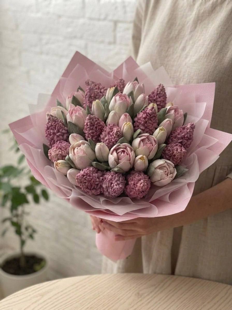 Зефирный букет «Сиреневый сад»
